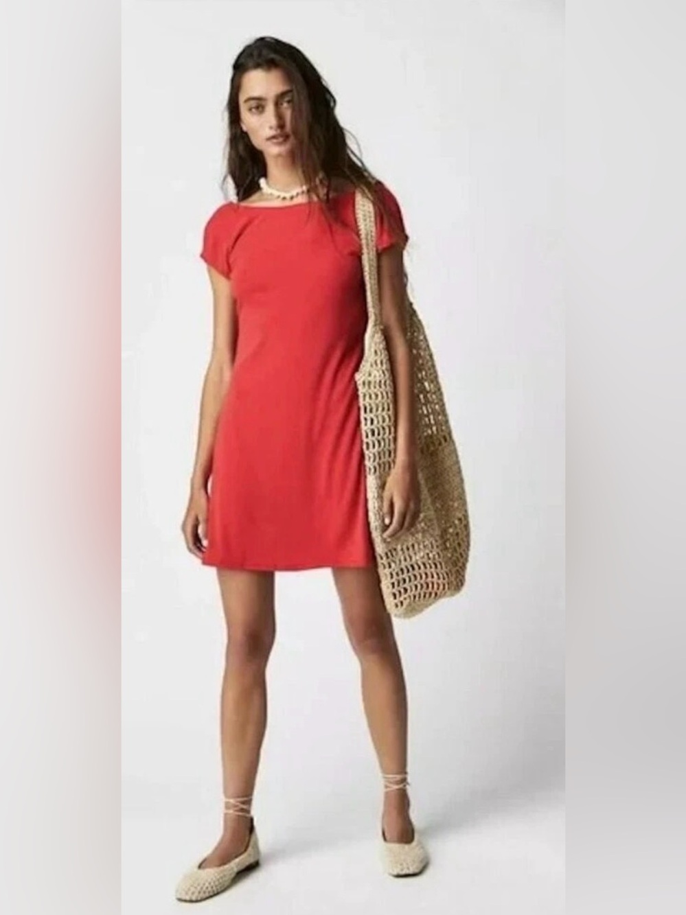 FP Beach Rosalia Low Back Mini Dress size medium
